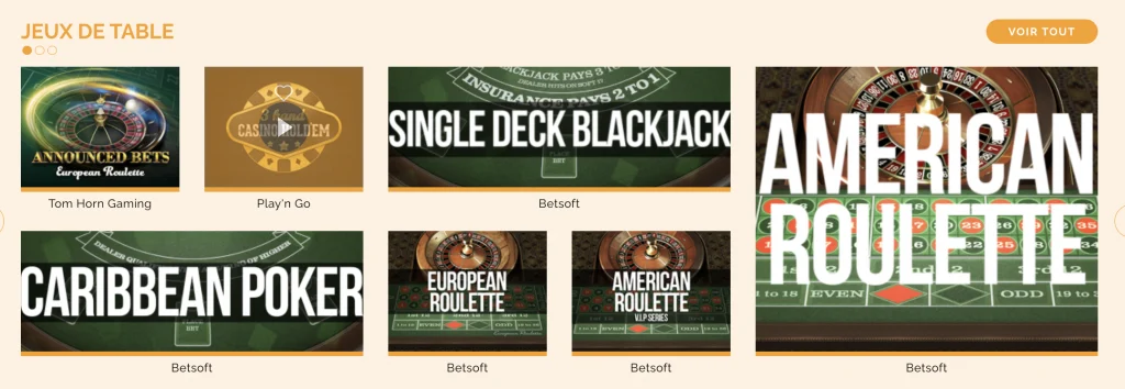 casino arlequin jeux